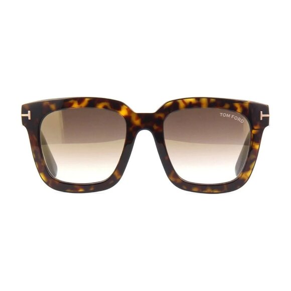 NEW TOM FORD SUNGLASSES, TOM FORD UNISEX HAVANA/BROWN TF690-F 52H, FT0690-F/S - Picture 2 of 3